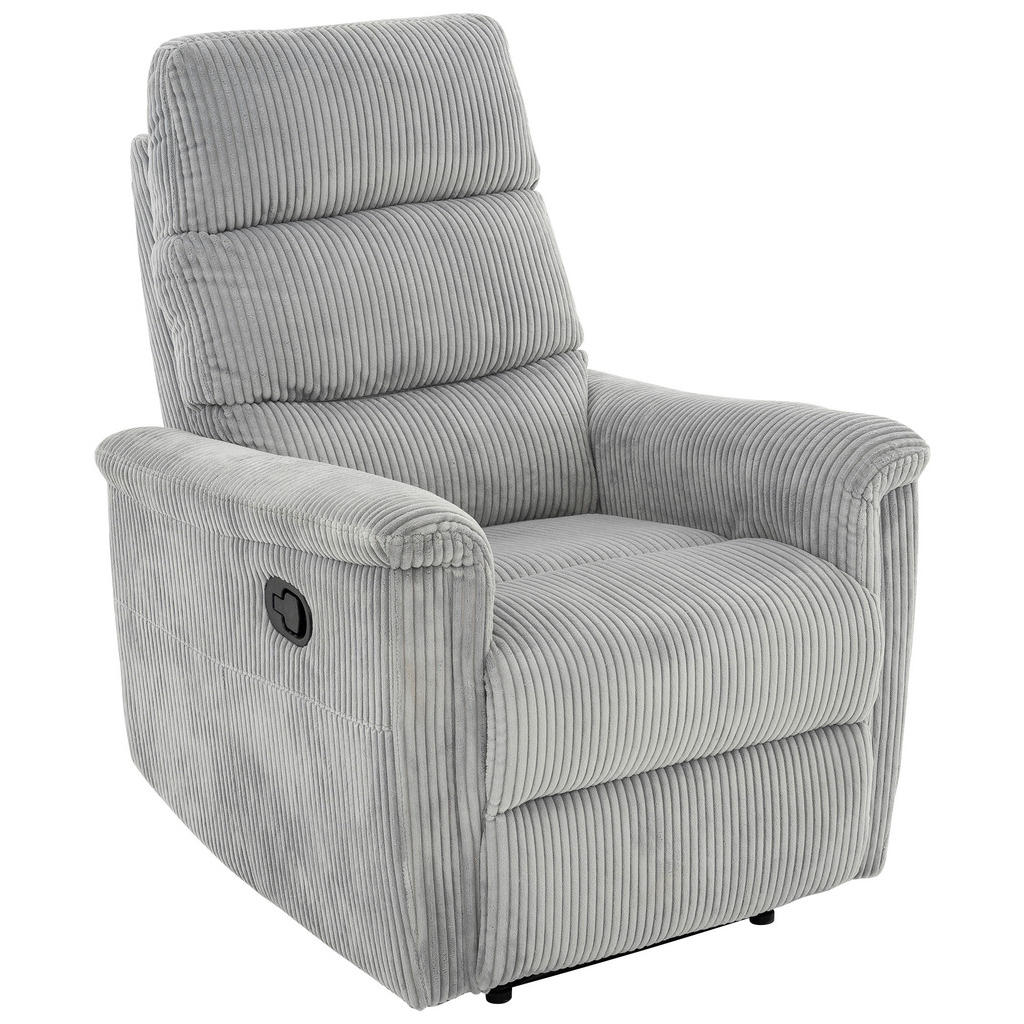 Thumbnail - Livetastic Sitzgarnitur, Hellgrau, Metall, Textil, 3-teilig, 78x131x184 cm, Relaxfunktion, Wohnzimmer, Sofas & Couches, ...