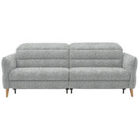 2-SITZER-SOFA  in Webstoff Pastellblau  - Eiche Bianco/Pastellblau, Design, Holz/Textil (234-262/85-106/98-112cm) - Dieter Knoll