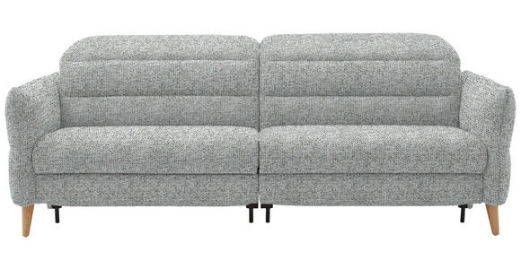 2-SITZER-SOFA  in Webstoff Pastellblau  - Eiche Bianco/Pastellblau, Design, Holz/Textil (234-262/85-106/98-112cm) - Dieter Knoll