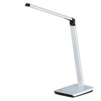 LED-SCHREIBTISCHLEUCHTE - Silberfarben, Basics, Metall (20/16/79cm) - Fischer & Honsel
