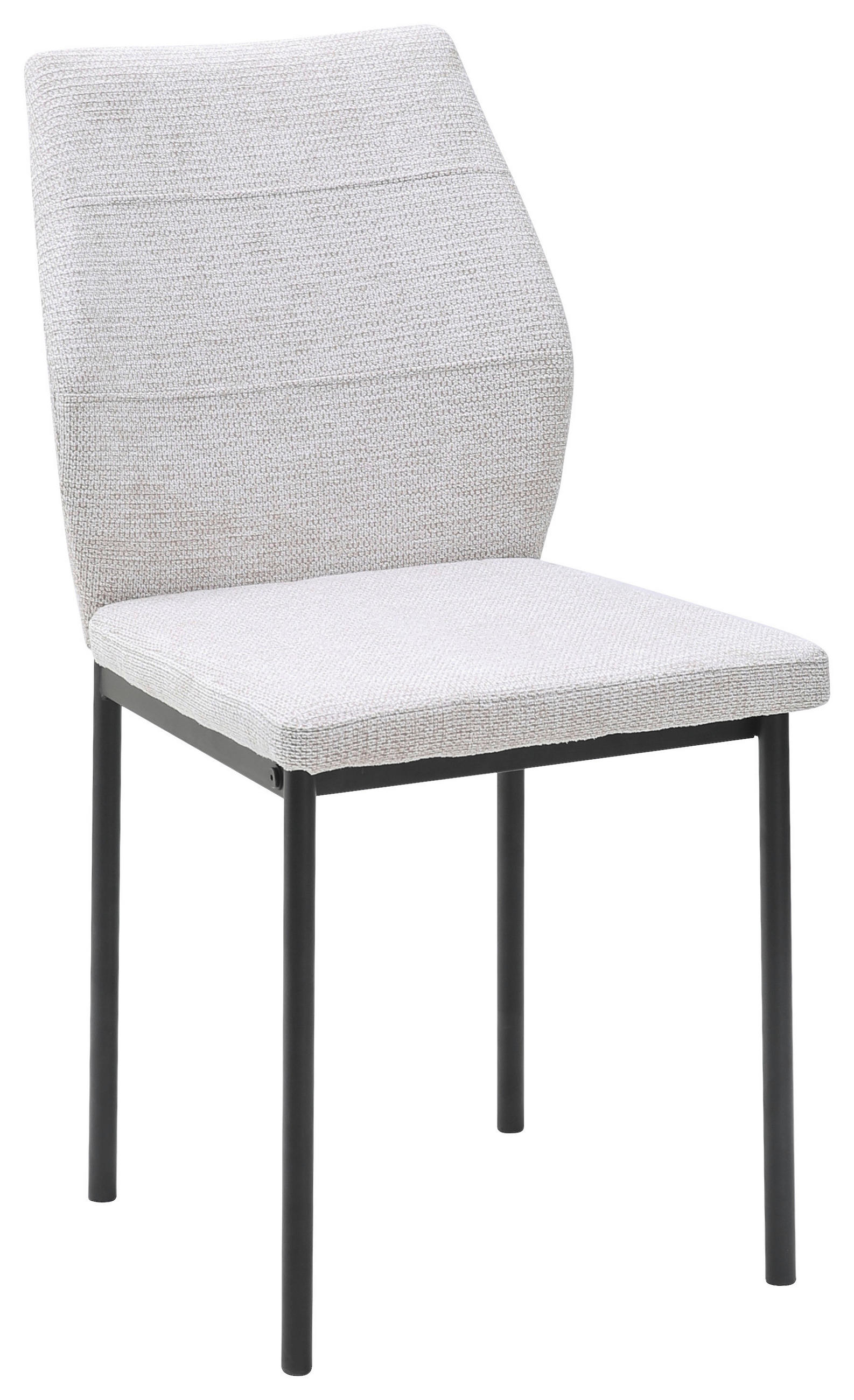 STUHL   Samt  - Beige/Schwarz, Design, Textil/Metall (44/88/57cm) - Carryhome