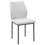 STUHL   Samt  - Beige/Schwarz, Design, Textil/Metall (44/88/57cm) - Carryhome