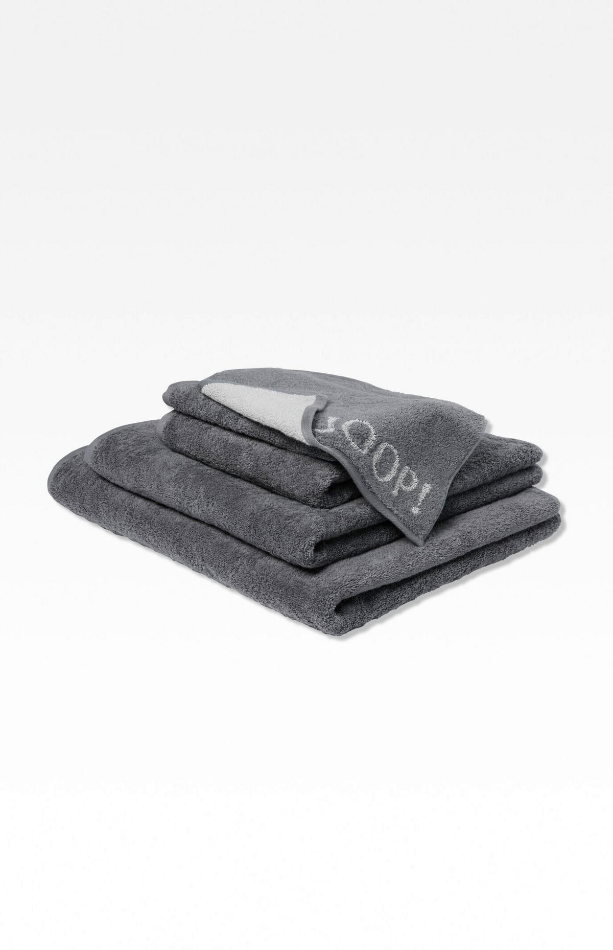 WASCHHANDSCHUHSET JOOP! CLASSIC Anthrazit 3-teilig  - Anthrazit, Basics, Textil (16/22cm) - Joop! Living