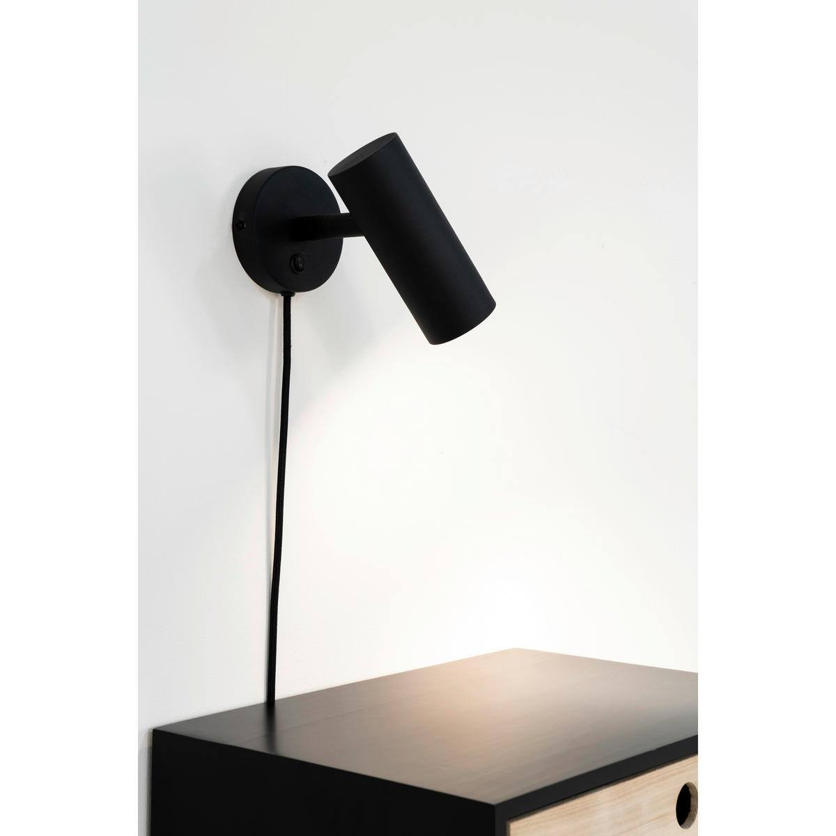 WANDLEUCHTE - Schwarz, Basics, Metall (15/22/10cm)