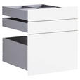 SCHUBLADENSET 45,3/50,3/46,8 cm   - Weiß, KONVENTIONELL, Holzwerkstoff (45,3/50,3/46,8cm) - Hom`in