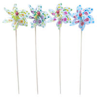 VINDHJUL - lila/röd, Klassisk, trä/plast (9/27,5cm)