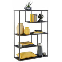 REGAL  85/126/35 cm Schwarz  - Schwarz, Trend, Metall (85/126/35cm) - home24