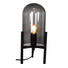 TISCHLEUCHTE - Schwarz/Grau, Design, Glas/Metall (14/30cm) TISCHLEUCHTE - Schwarz/Grau, Design, Glas/Metall (14/30cm)