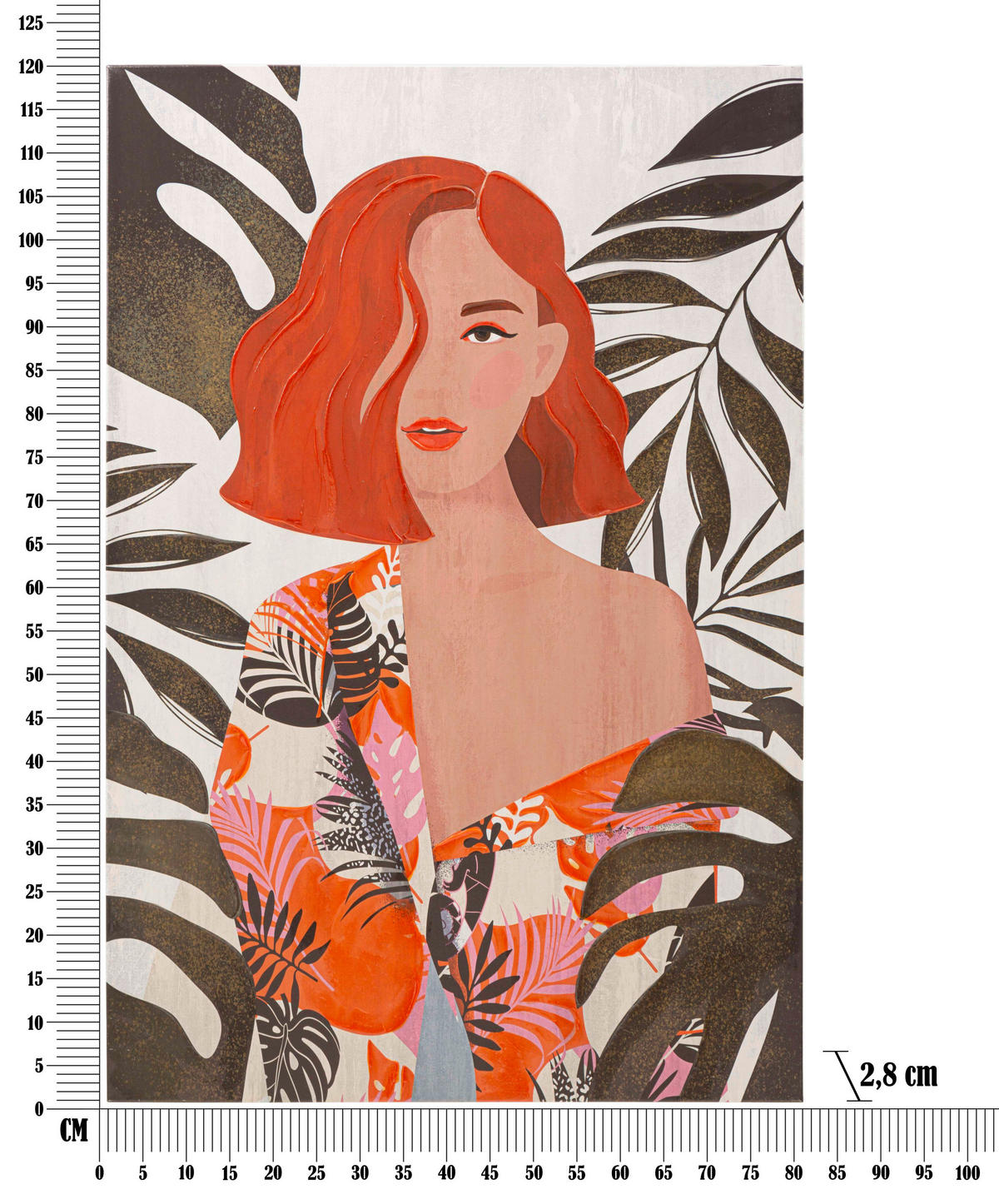 LEINWANDBILD Frauen  - Basics, Holz/Textil (80/120/2.8cm)
