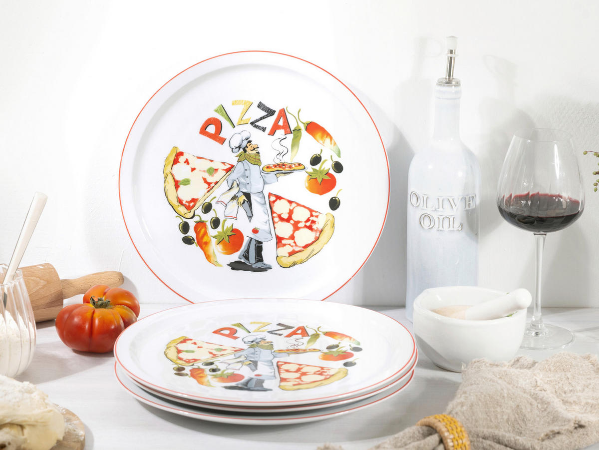PIZZATALLRIK Milano Luigi  30 cm   - multicolor, Basics, keramik (30cm) - Creatable