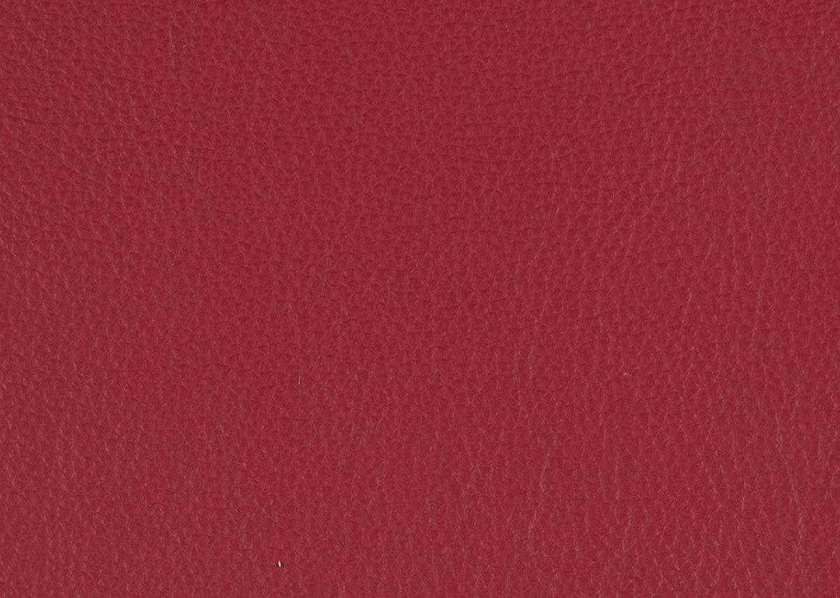 ECKSOFA in Echtleder Rot  - Chromfarben/Rot, Design, Leder/Metall (291/176cm) - Valdera