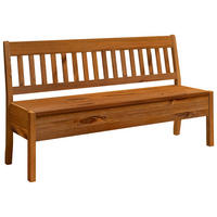 SITZBANK 169/93/58 cm Bernsteinfarben Kiefer massiv  - Bernsteinfarben, ROMANTIK / LANDHAUS, Holz (169/93/58cm) - Boxxx
