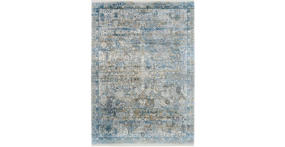 WEBTEPPICH 67/130 cm Toulon Blau, Grau  - Blau/Grau, Design, Textil (67/130cm) - Dieter Knoll