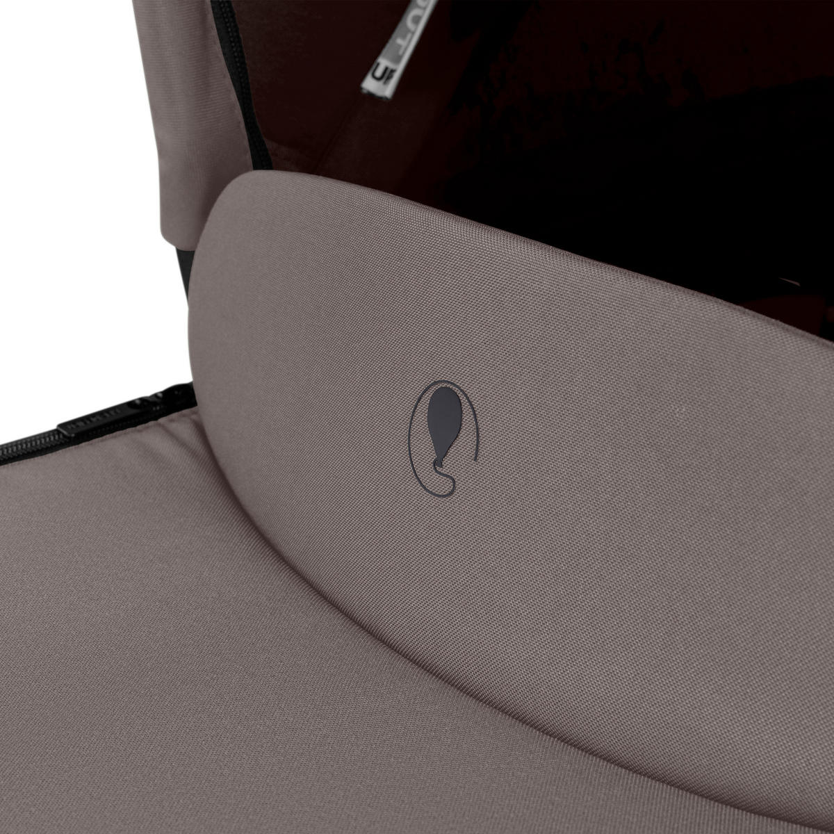 KINDERWAGENSET Salsa 5 Air Starter Set  - Graubraun/Schwarz, Basics, Textil/Metall (95.5/63/107,5cm) - ABC Design