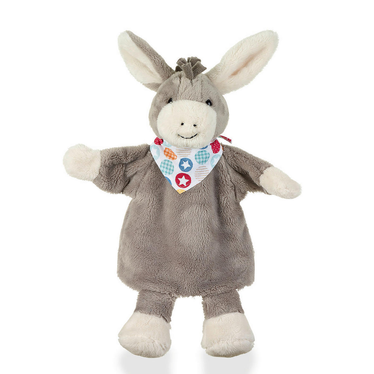 HANDPUPPE - Grau, Basics, Textil (34/25/9cm) - Sterntaler