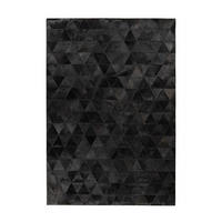 FLACHWEBETEPPICH 120/170 cm Lavin 325 Schwarz  - Schwarz, Konventionell, Leder/Textil (120/170cm)