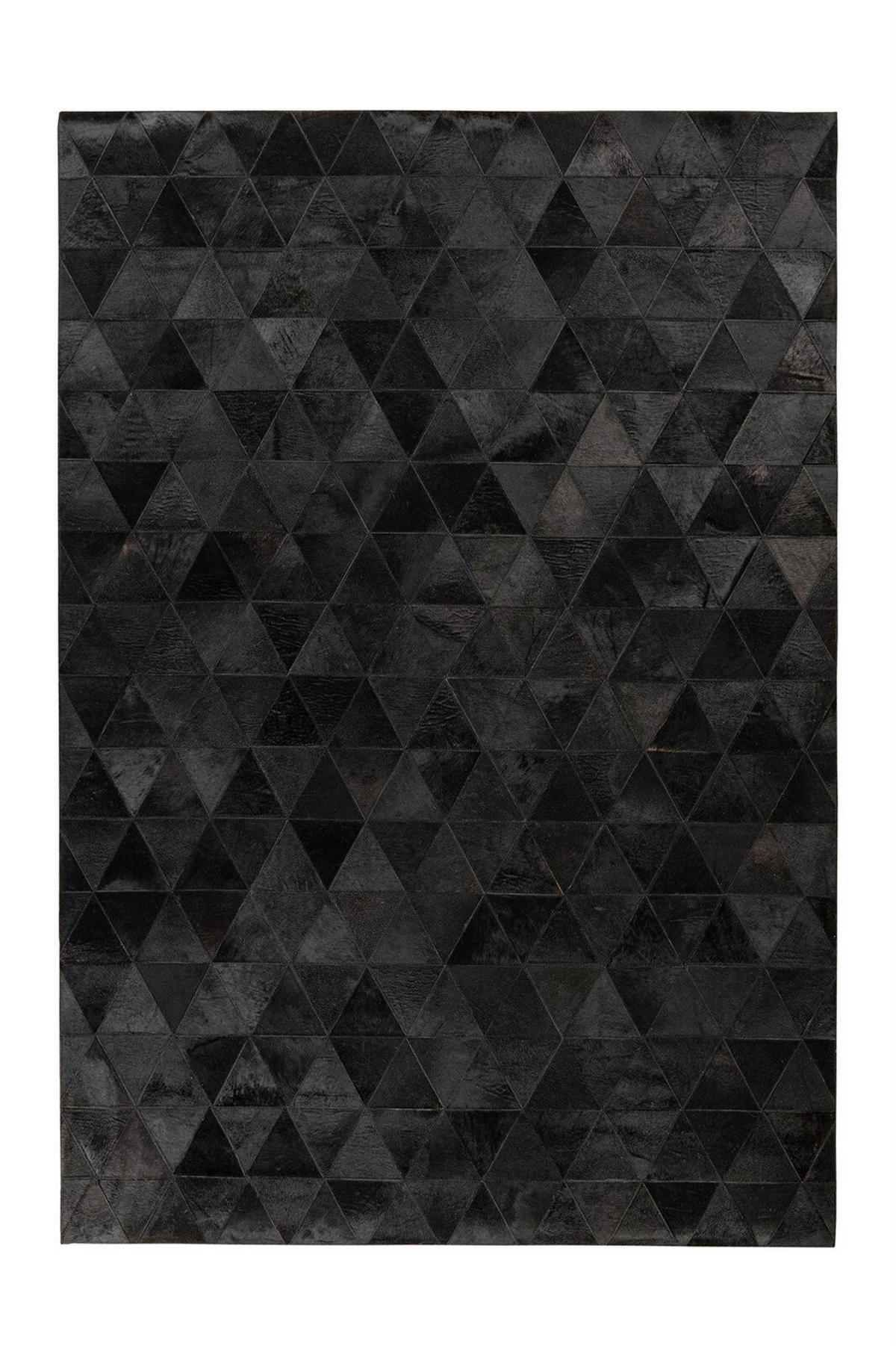 FLACHWEBETEPPICH 120/170 cm Lavin 325 Schwarz  - Schwarz, Konventionell, Leder/Textil (120/170cm)