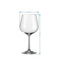 BURGUNDERGLAS LUCCA 600 ml  - Transparent, Basics, Glas (600ml) - Novel
