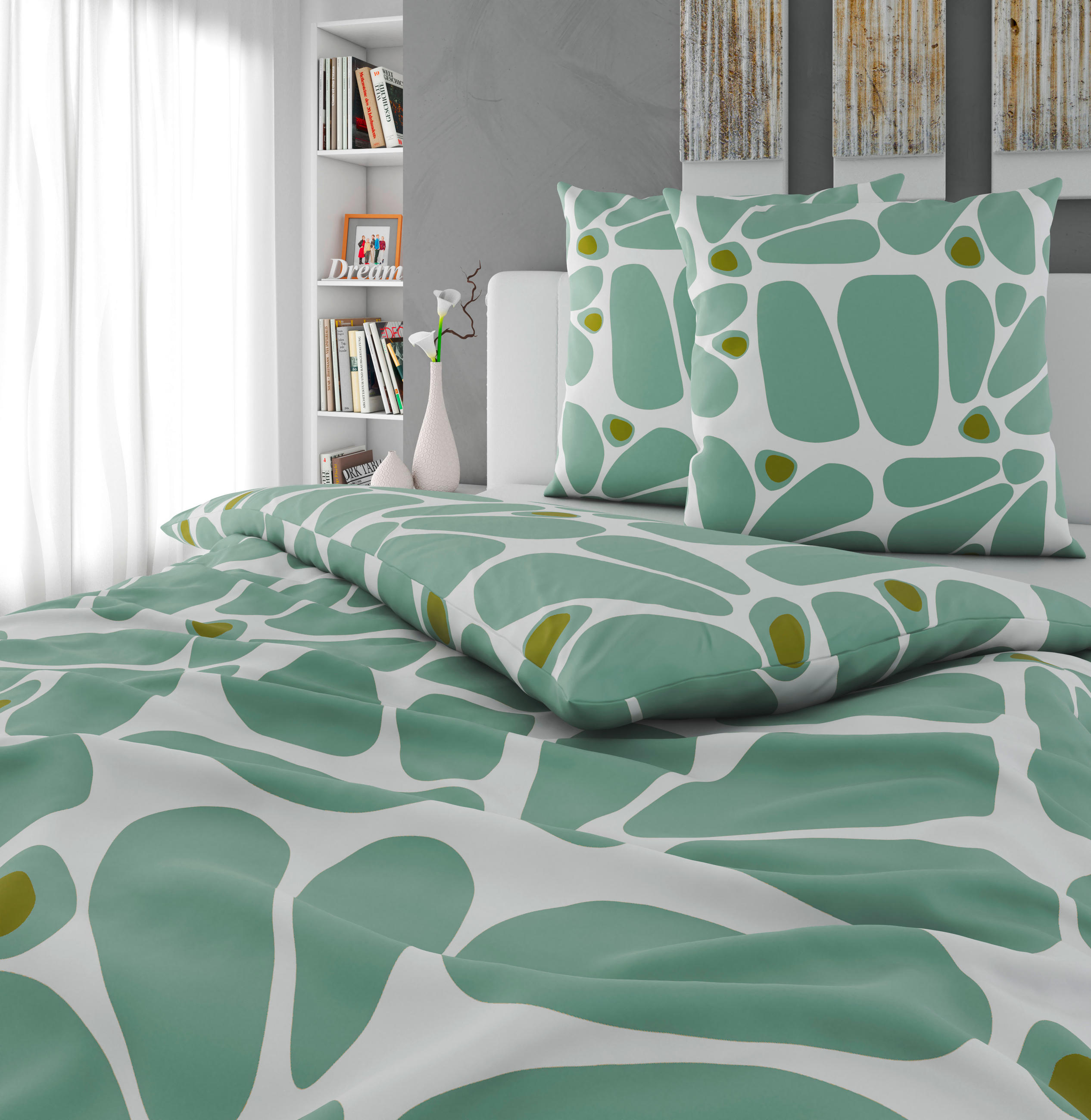 BETTWÄSCHE Renforcé 200/200 cm  - Grün, Textil (200/200cm) - Esposa