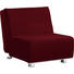 SCHLAFSESSEL in Textil Rot - Chromfarben/Rot, Design, Textil/Metall (84/88/103cm) - Novel SCHLAFSESSEL in Textil Rot - Chromfarben/Rot, Design, Textil/Metall (84/88/103cm) - Novel