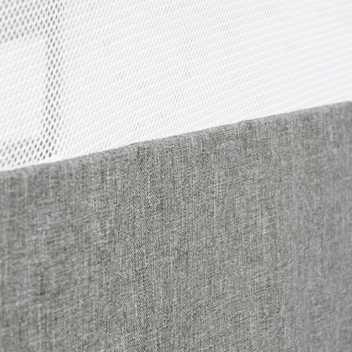 BEISTELLBETT 84/84/83,2 cm  - Ecru/Weiß, Basics, Holzwerkstoff/Kunststoff (84/84/83,2cm) - Jimmylee