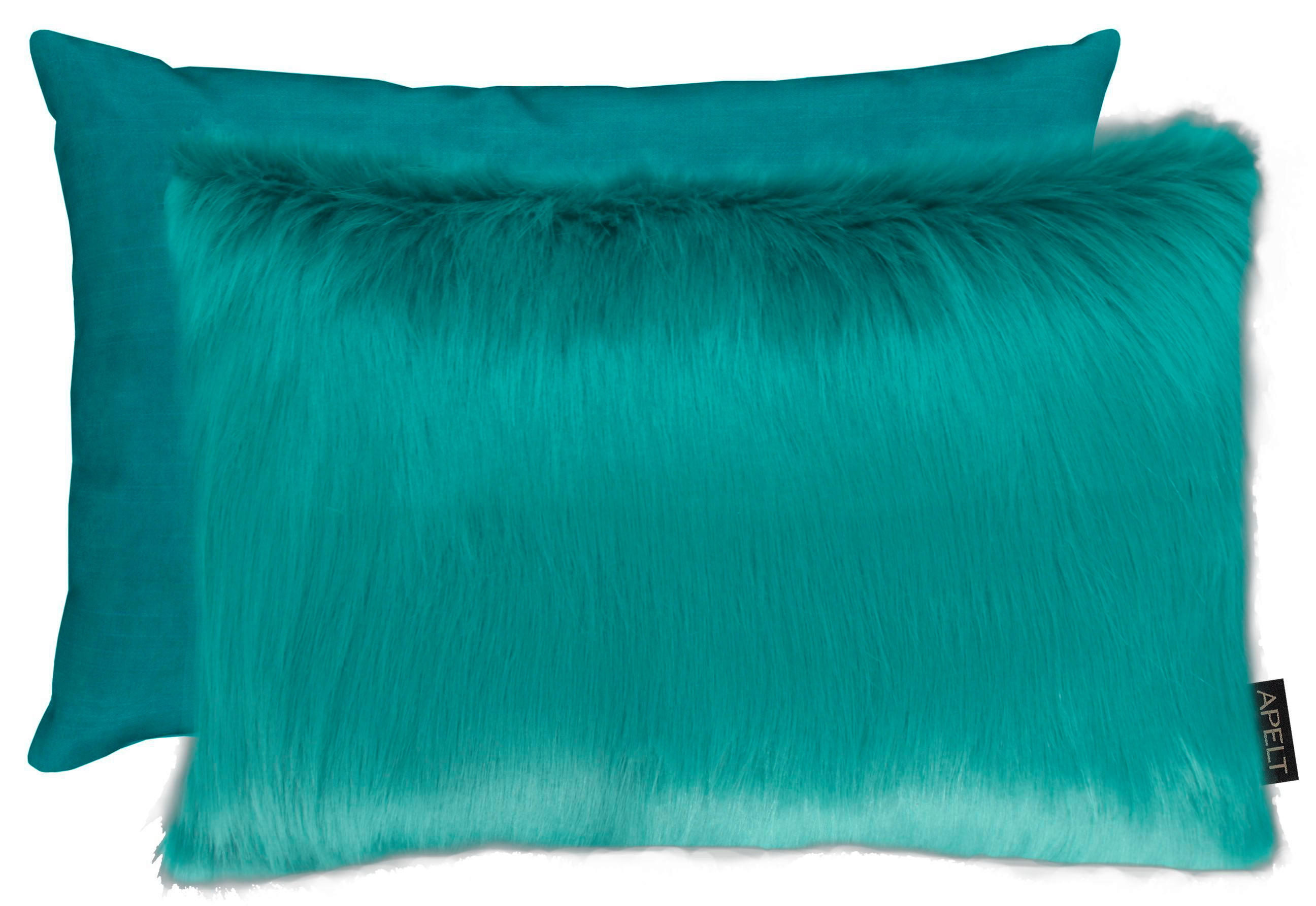 ZIERKISSEN 35/45 cm  - Petrol, Basics, Textil (35/45cm) - Apelt