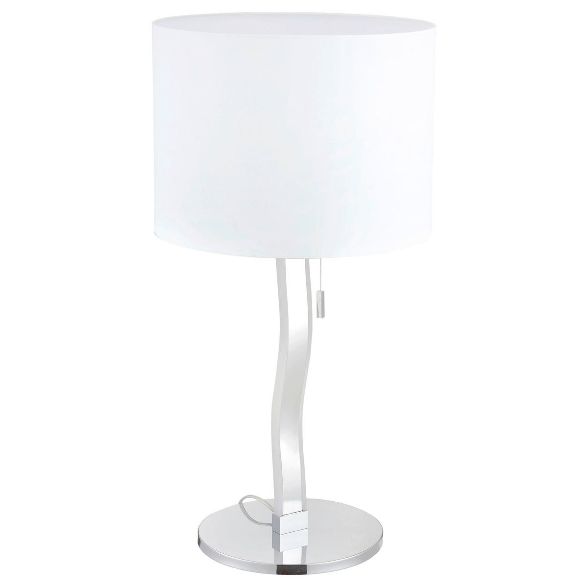 LED-TISCHLEUCHTE 35/68 cm   - Chromfarben/Weiß, Basics, Kunststoff/Metall (35/68cm) - Näve