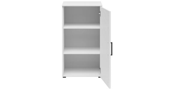 KOMMODE 45/83/40 cm in Weiß - Anthrazit/Schwarz, MODERN, Holzwerkstoff/Kunststoff (45/83/40cm) - Carryhome