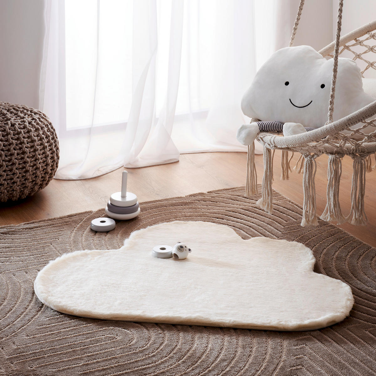 KINDERTEPPICH 70/90 cm  - Creme, Basics, Textil (70/90cm) - Ben'n'jen