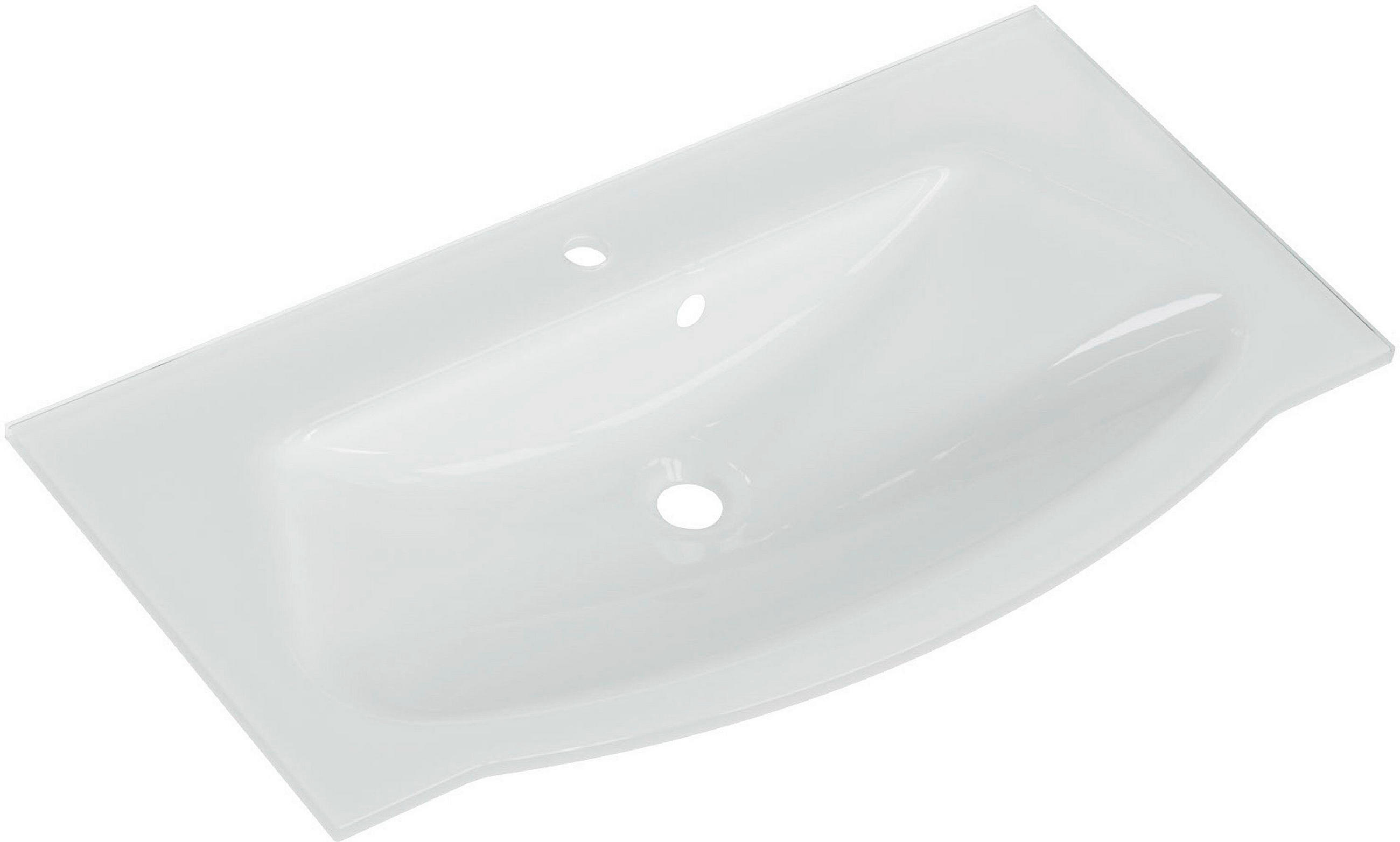 Sadena Waschbecken Weiß 92x1.5x49.1 cm