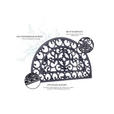 FUßMATTE 45/75 cm Mix Mats  - Schwarz, Basics, Kunststoff (45/75cm) - Esposa