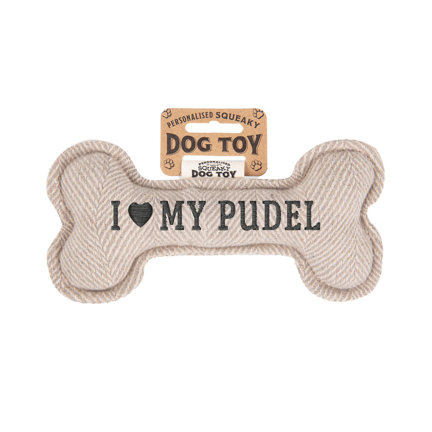 HUNDESPIELZEUG - Creme, Trend, Textil (20/4/10cm)