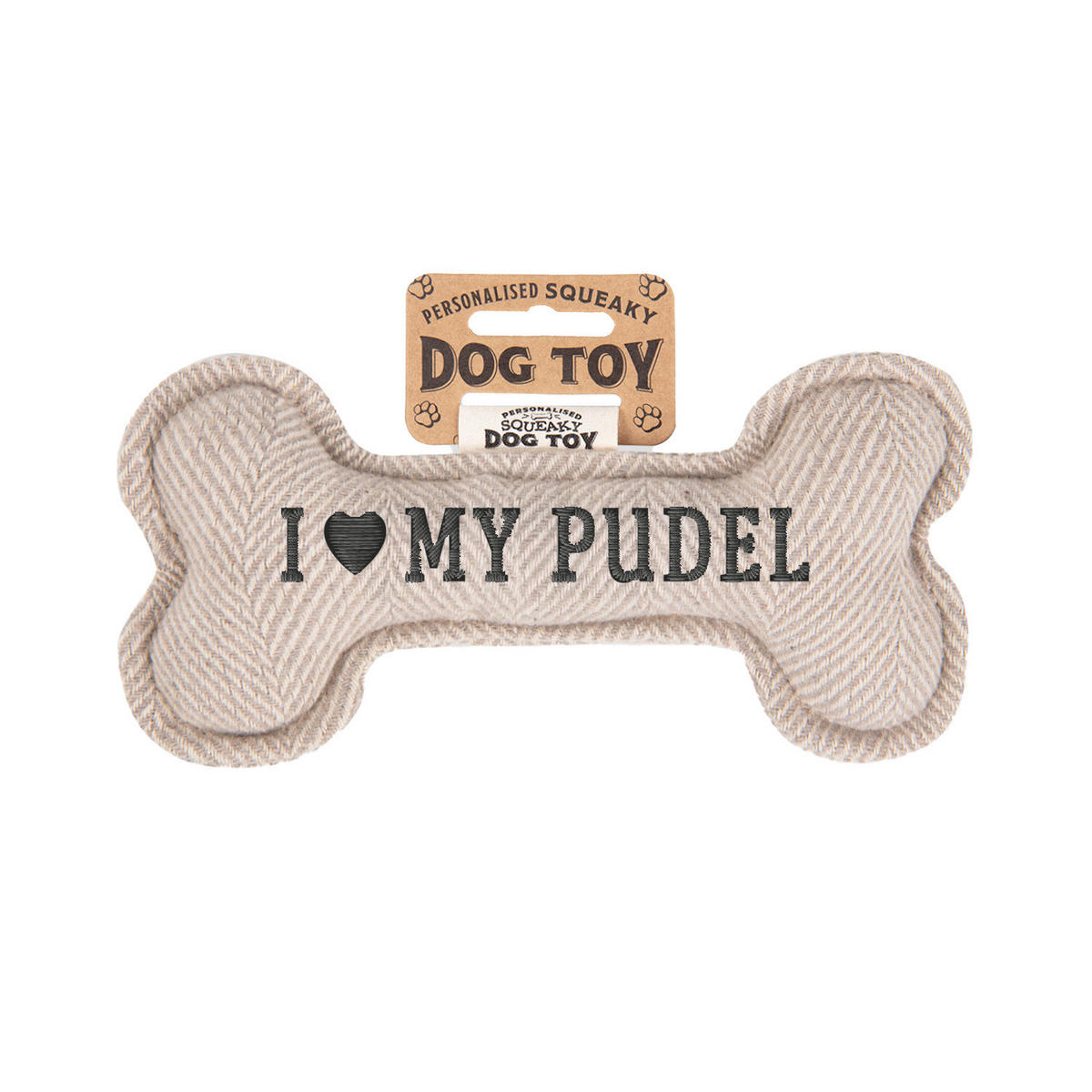 HUNDESPIELZEUG - Creme, Trend, Textil (20/4/10cm)