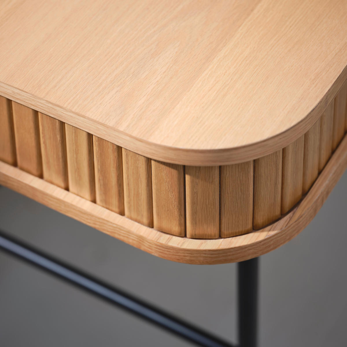 SCHREIBTISCH 120/60/75 cm  in Eichefarben  - Eichefarben/Schwarz, Trend, Holz/Holzwerkstoff (120/60/75cm) - Xora