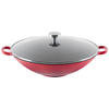 VOK  36 cm     - providno/crvena, Konvencionalno, staklo/metal (36cm) - Homeware Profession.