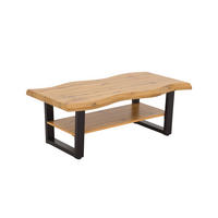 COUCHTISCH 110/60/42 cm rechteckig Schwarz, Wildeiche  - Wildeiche/Schwarz, Basics, Holzwerkstoff/Metall (110/60/42cm) - Boxxx