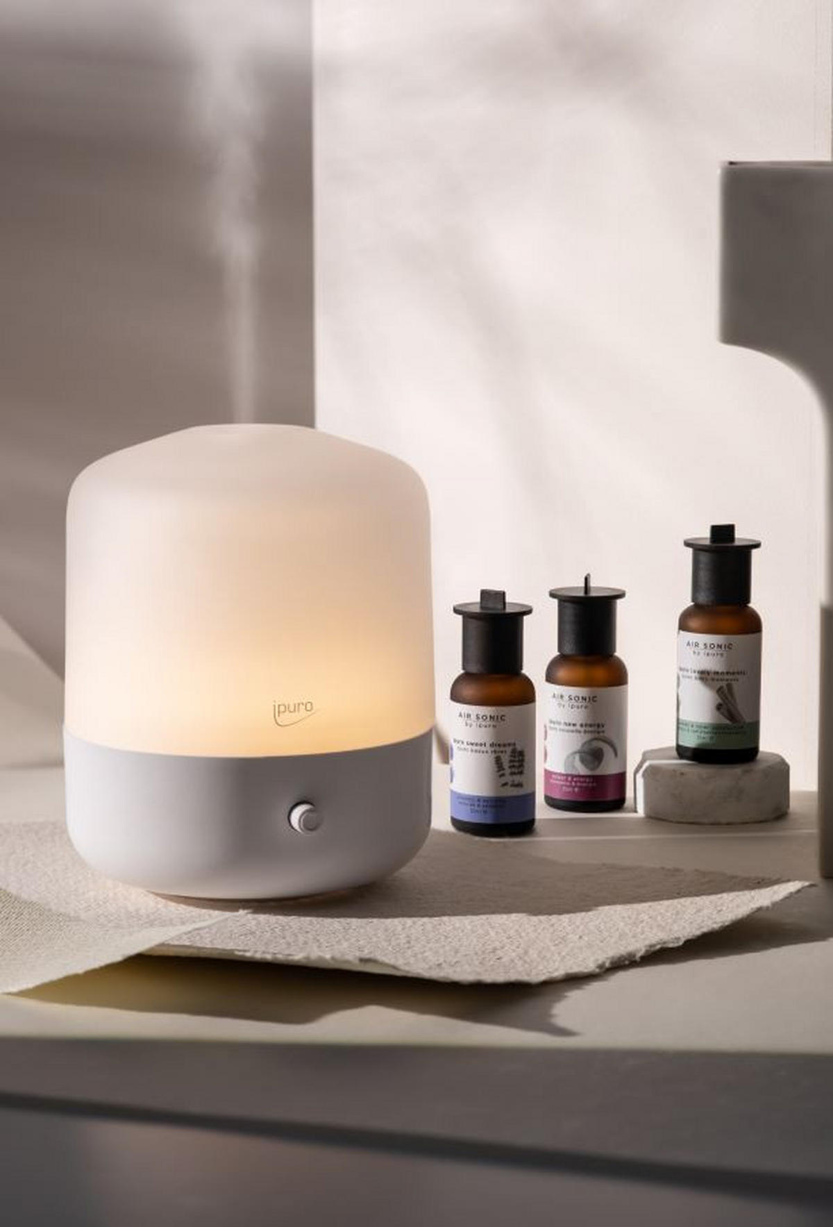 DIFFUSER Air Sonic  - Weiß, Basics (17,0/17,0/17,4cm) - Ipuro