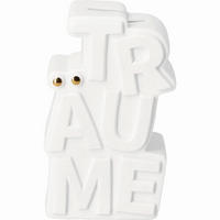 SPARDOSE  - Weiss, Basics, Keramik (10,8/6,8/14,1cm) - Räder