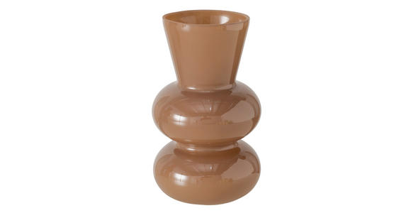 VASE  - Braun, Trend, Glas (15/20cm) - Ambia Home
