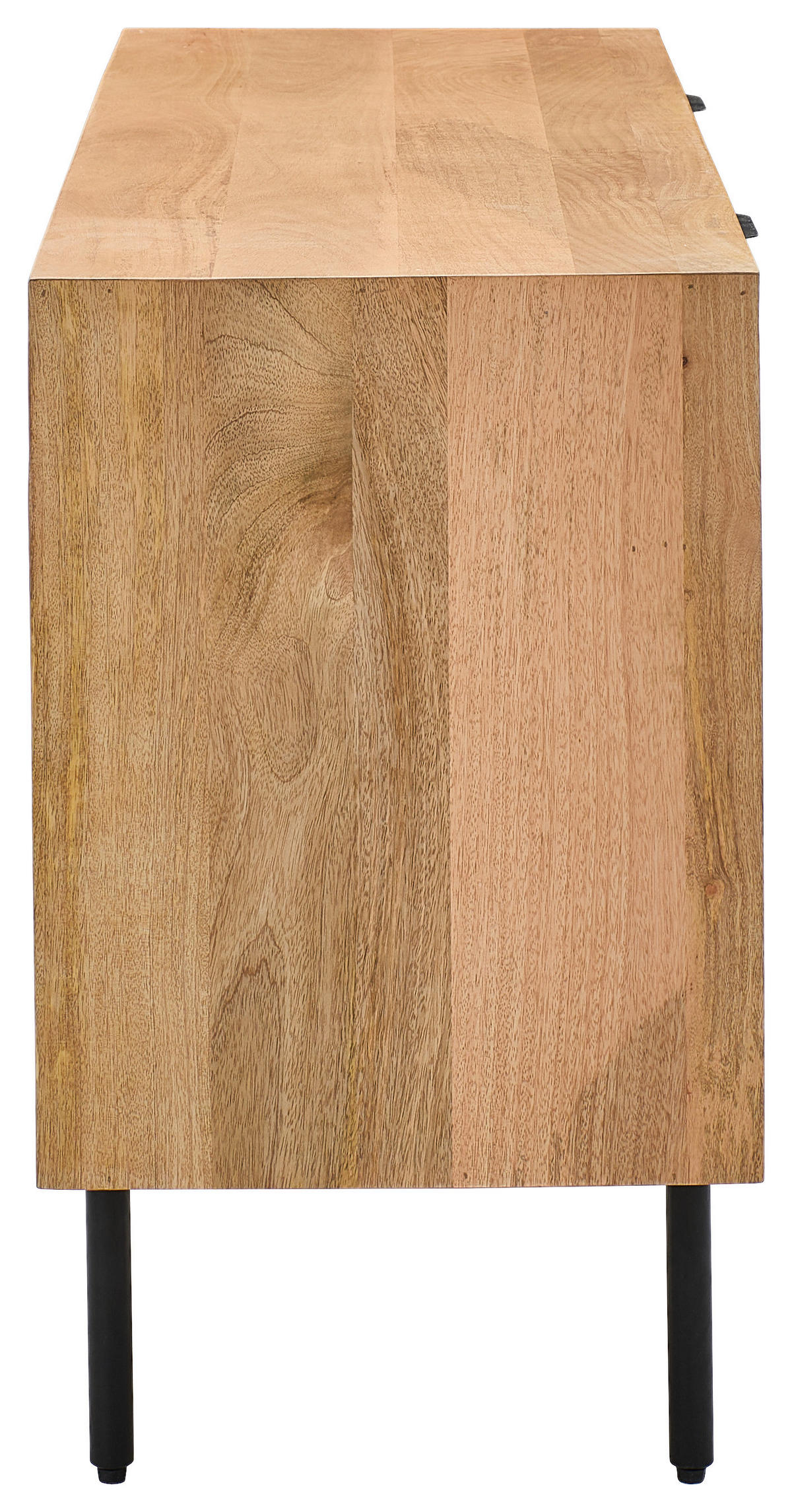 SIDEBOARD  in 140/70/40 cm  - Schwarz/Naturfarben, LIFESTYLE, Holz/Metall (140/70/40cm) - Livetastic