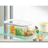 VORRATSDOSE 4,5 L - Transparent/Weiß, Kunststoff (4.5l) - MEPAL ROSTI