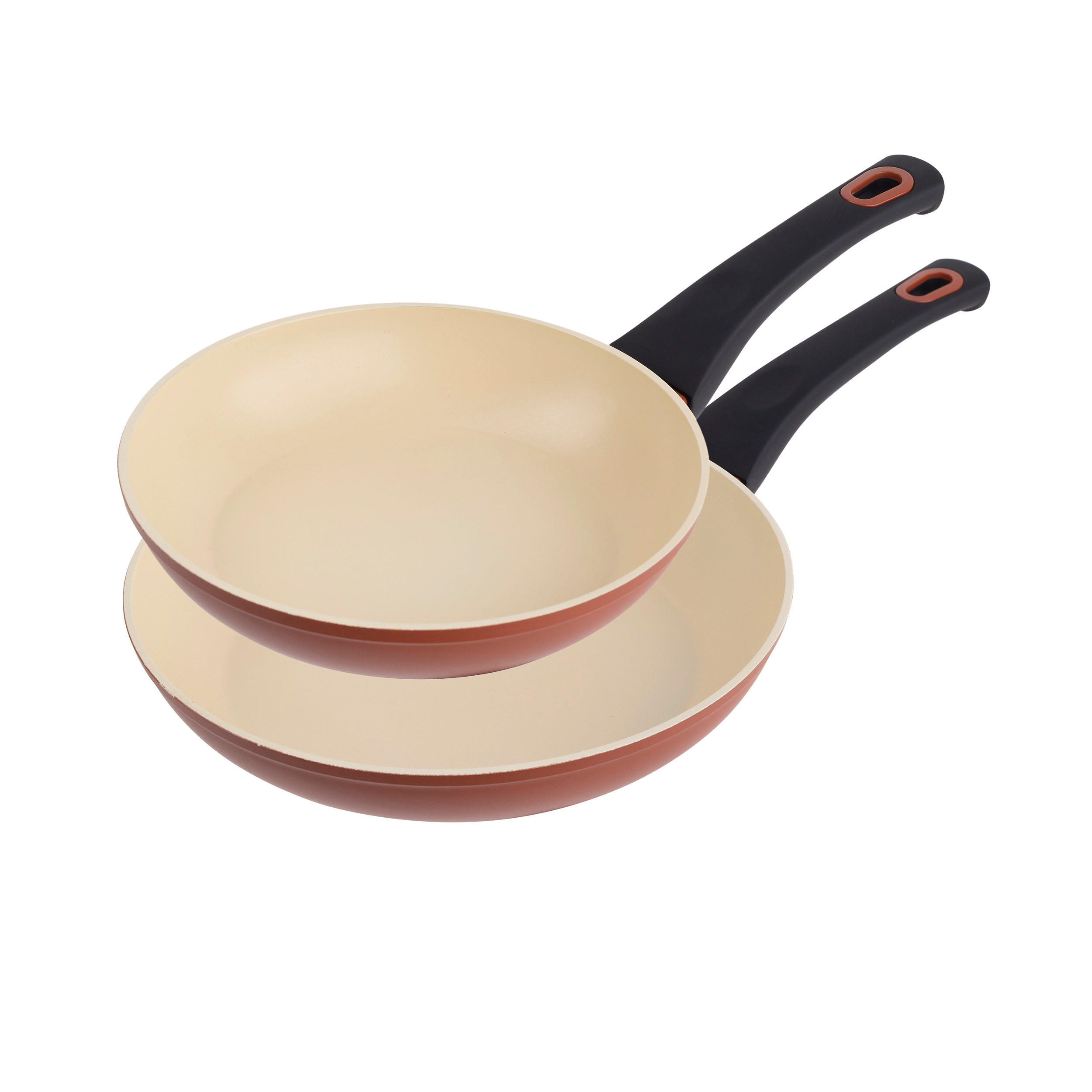 PFANNENSET 2-teilig  - Rot, Basics, Metall