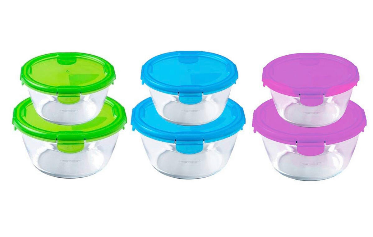 SET KUTIJA ZA HRANU     - pink/prozirna, Osnovno