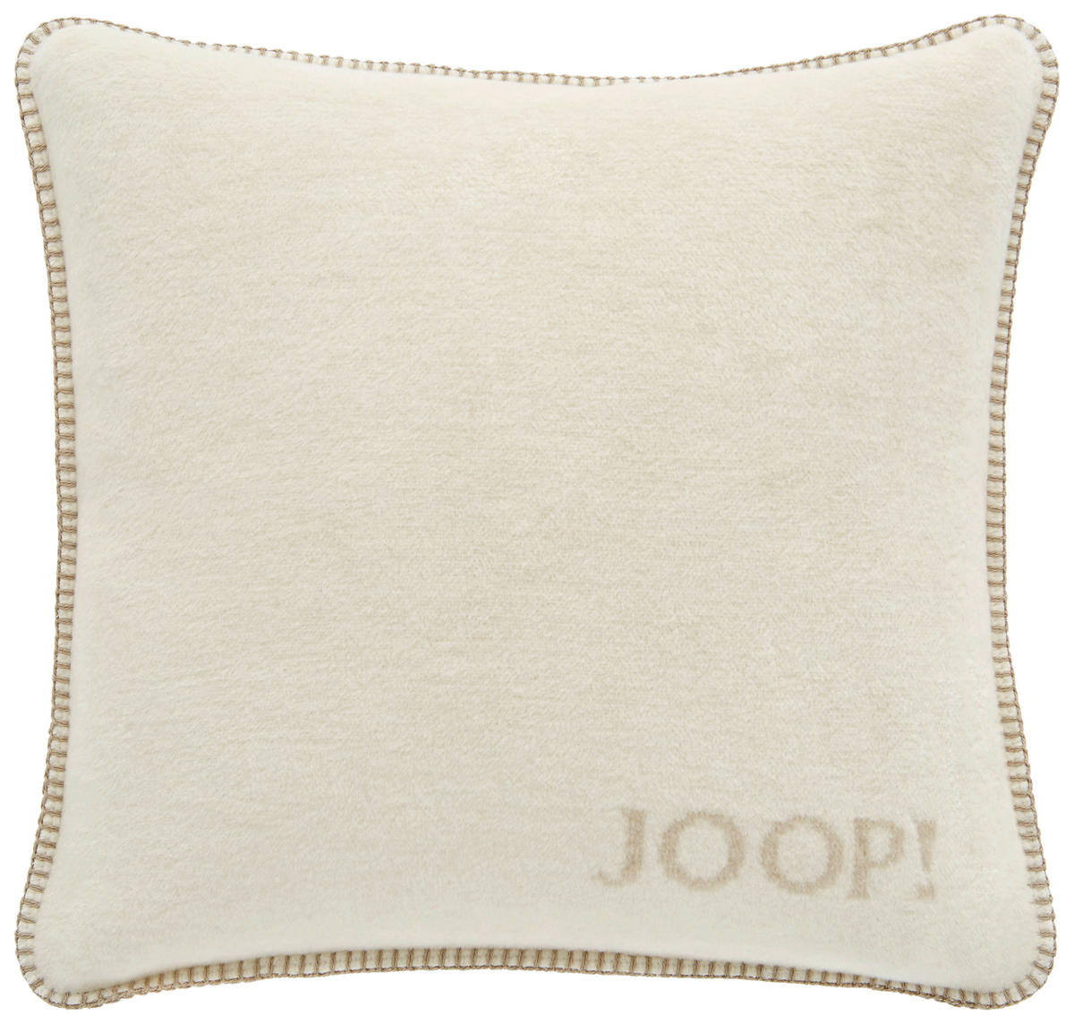 KISSENHÜLLE Uni Doubleface Melange 50/50 cm  - Sandfarben, KONVENTIONELL, Textil (50/50cm) - Joop!