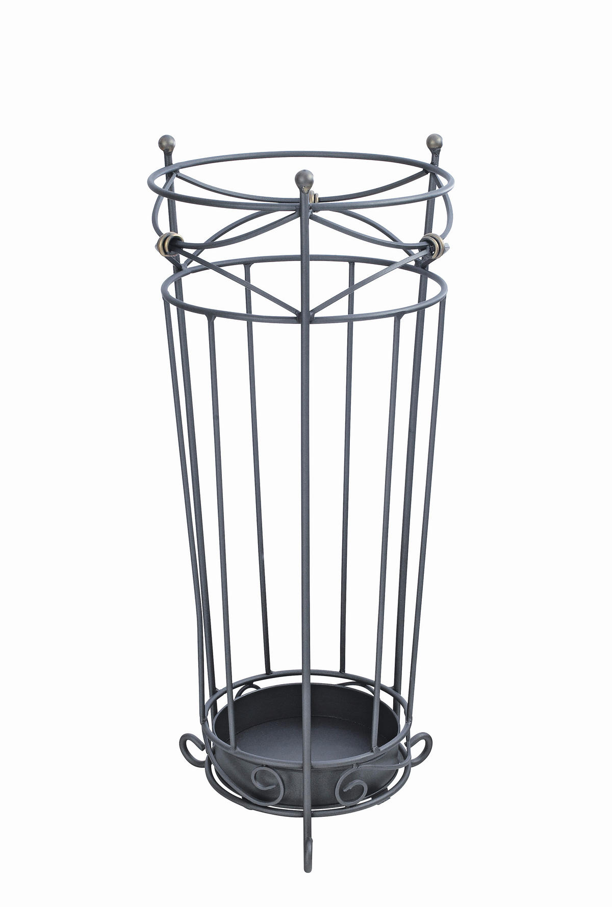 SCHIRMSTÄNDER Metall Anthrazit  - Anthrazit, KONVENTIONELL, Metall (24/55cm)