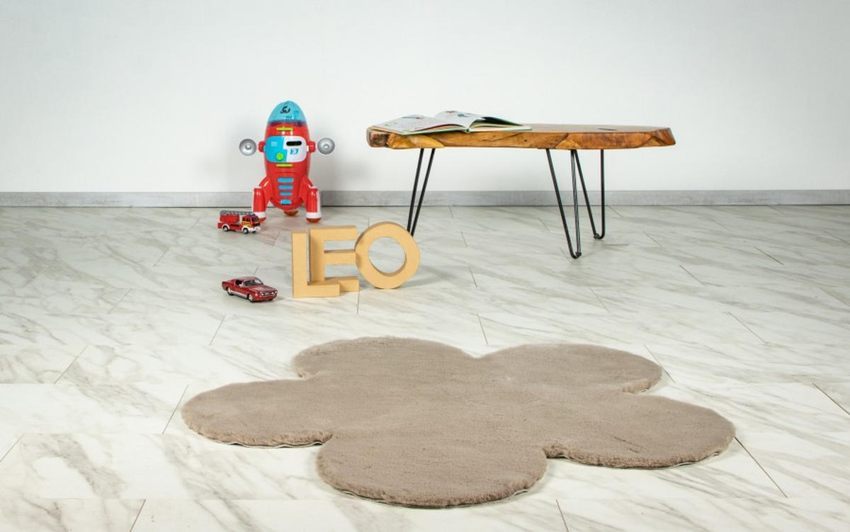 DEČJI TEPIH  sivo-braon     - sivo-braon, Dizajnerski, tekstil (100/100cm)