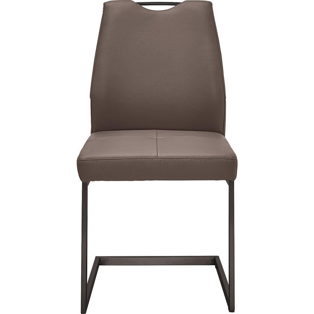 Thumbnail - Dieter Knoll Schwingstuhl, Braun, Metall, Textil, eckig, C-Form, 47x58x99 cm, Goldenes M, Emas, Dgm, Lederauswahl, Stoff...