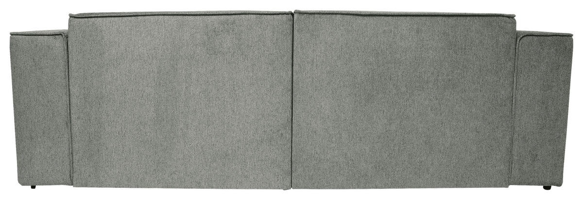 ECKSOFA Hellblau Struktur  - Schwarz/Hellblau, Design, Kunststoff/Textil (234/161cm) - P & B