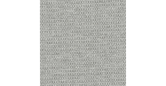 ECKSOFA Ottomane links, Eckteil  More_LZ Hellgrau Webstoff  - Hellgrau/Schwarz, Design, Textil/Metall (188/296cm) - Xora