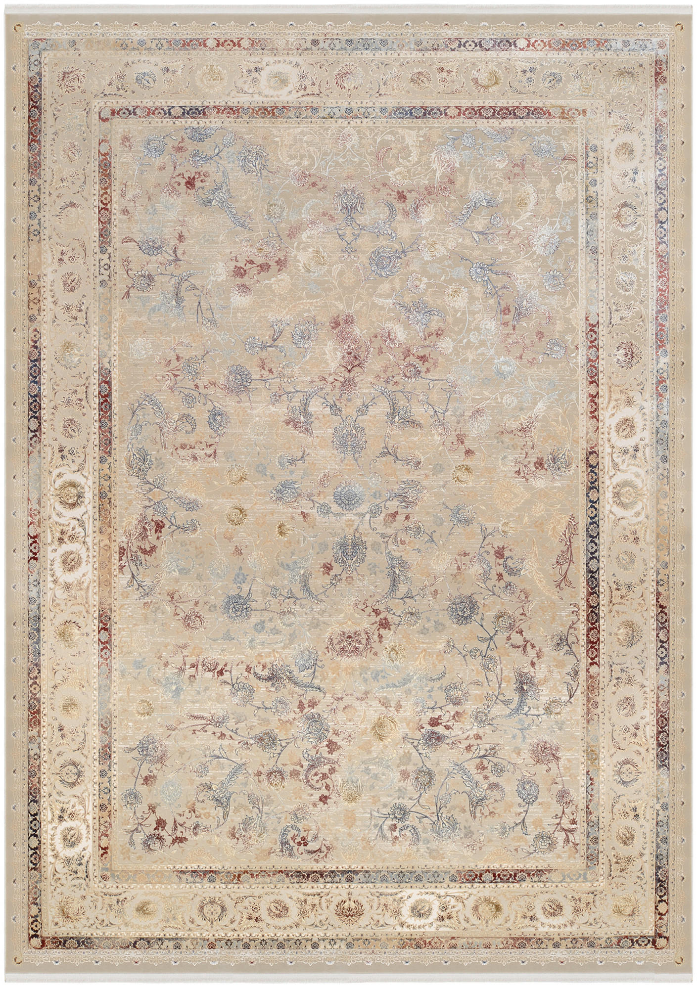 WEBTEPPICH 67/130 cm Krypton Multicolor, Naturfarben  - Multicolor/Naturfarben, Design, Textil (67/130cm) - Dieter Knoll
